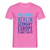 Wedding Planet Earth - Männer Premium T-Shirt - Pink