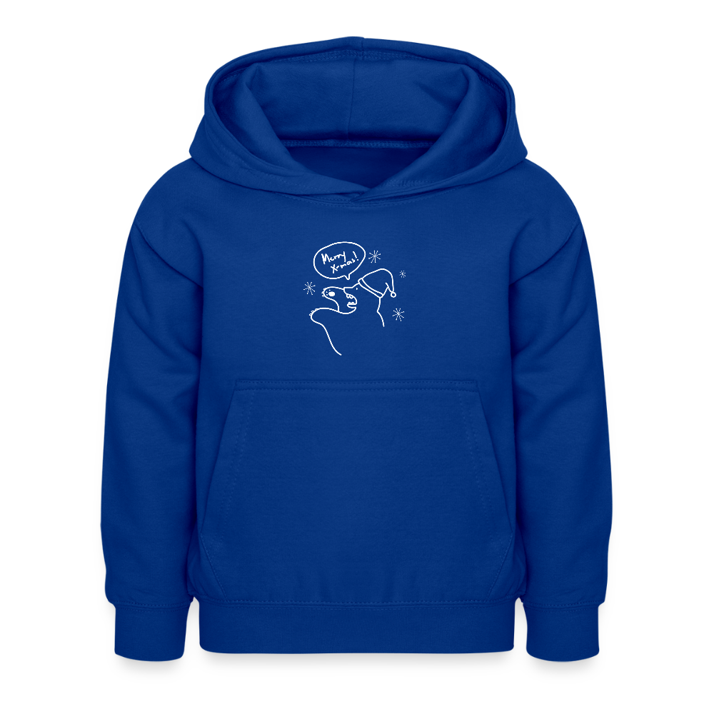 Merry X-mas, grrrr - Kinder Hoodie - Royalblau