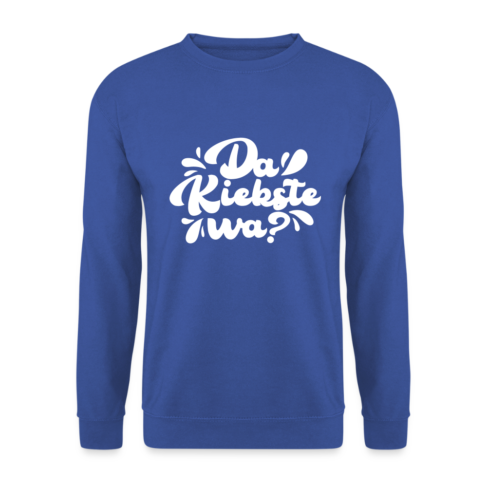 Kiekste - Unisex Pullover - Royalblau