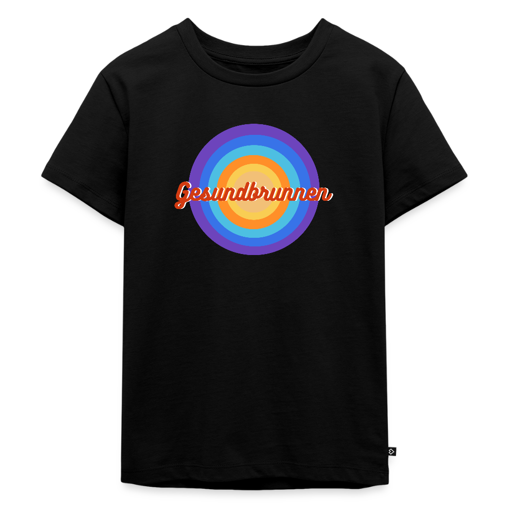 Gesundbrunnen Retro - Kinder Premium T-Shirt - Schwarz