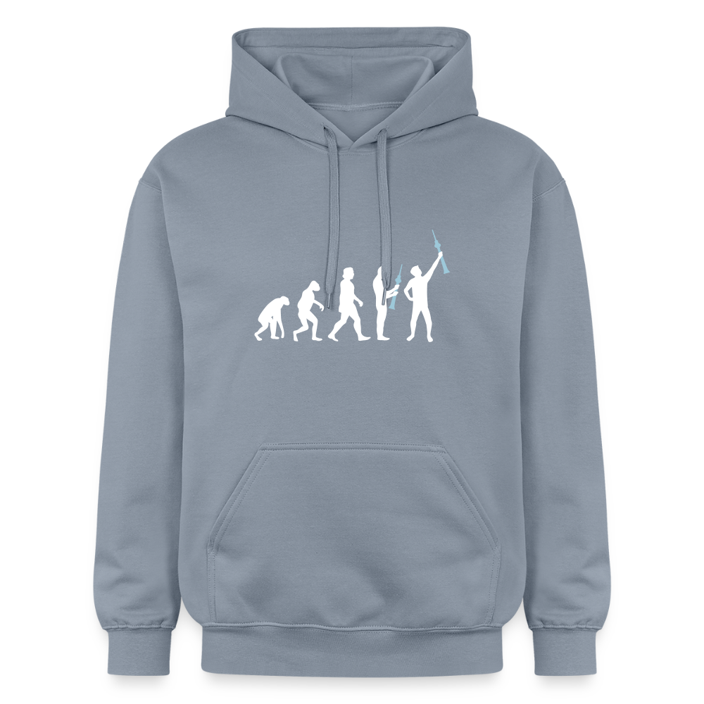 Evolution - Hoodie - Blau