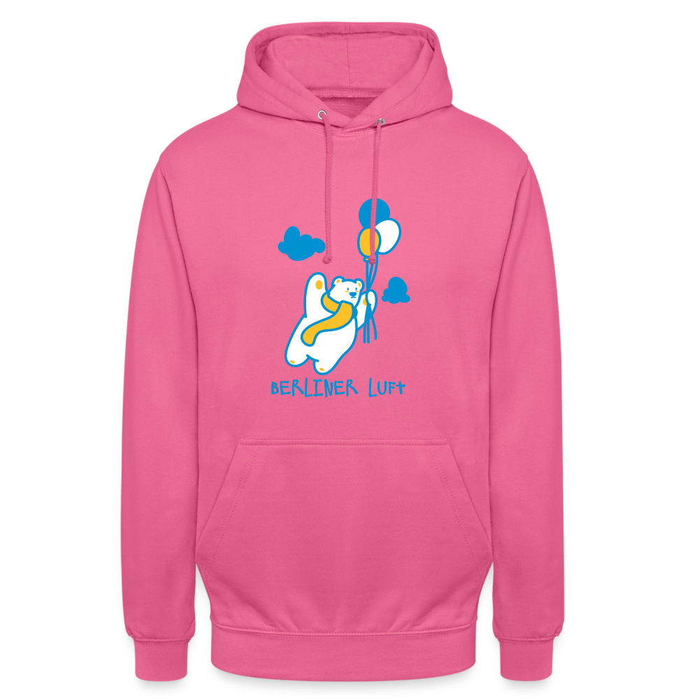 Der Bär fliegt - Unisex Hoodie - Pink