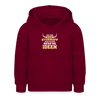 Ick bin keen Sturkopp - Kinder Hoodie - Bordeaux