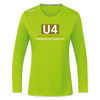 U4 - Frauen Sport Langarmshirt - Neongrün