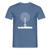 Funkturm im Fokus - Männer Premium T-Shirt - Taubenblau
