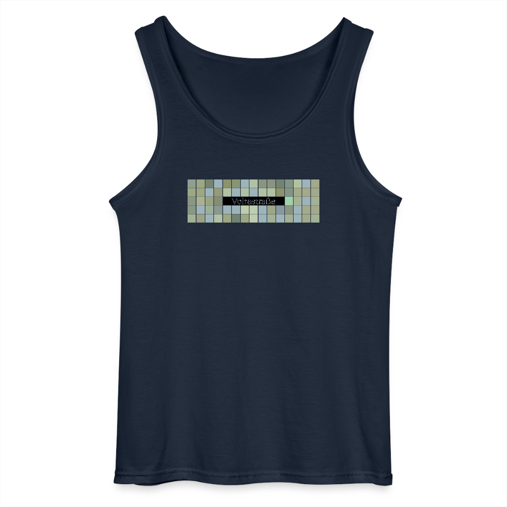 Voltastrasse - Männer Tank Top - Navy
