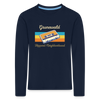 Grunewald Hippest Neighborhood - Kinder Langarmshirt - Navy