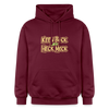 Keen Bock uff Heck Meck - Hoodie - Maroon
