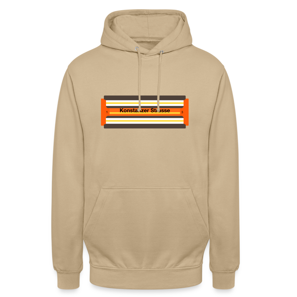Konstanzer Strasse - Unisex Hoodie - Beige