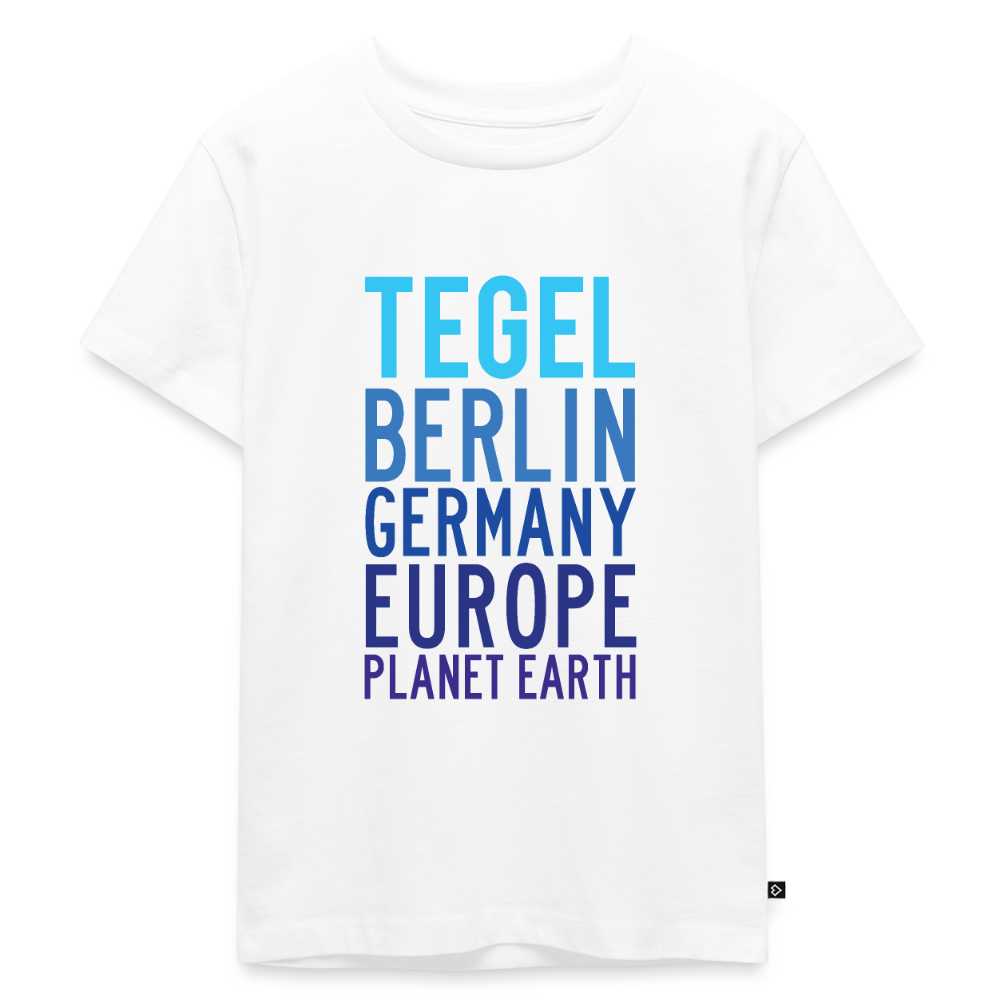 Tegel Planet Earth - Kinder Premium T-Shirt - Weiß