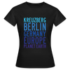 Kreuzberg - Planet Earth - Frauen Premium T-Shirt - Schwarz