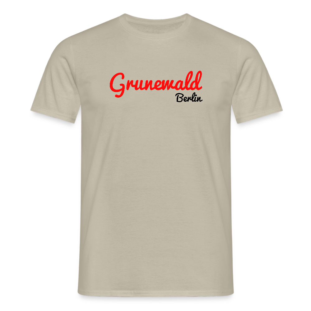 Grunewald Berlin - Männer Premium T-Shirt - Sandbeige