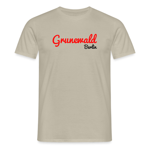 Grunewald Berlin - Männer Premium T-Shirt - Sandbeige