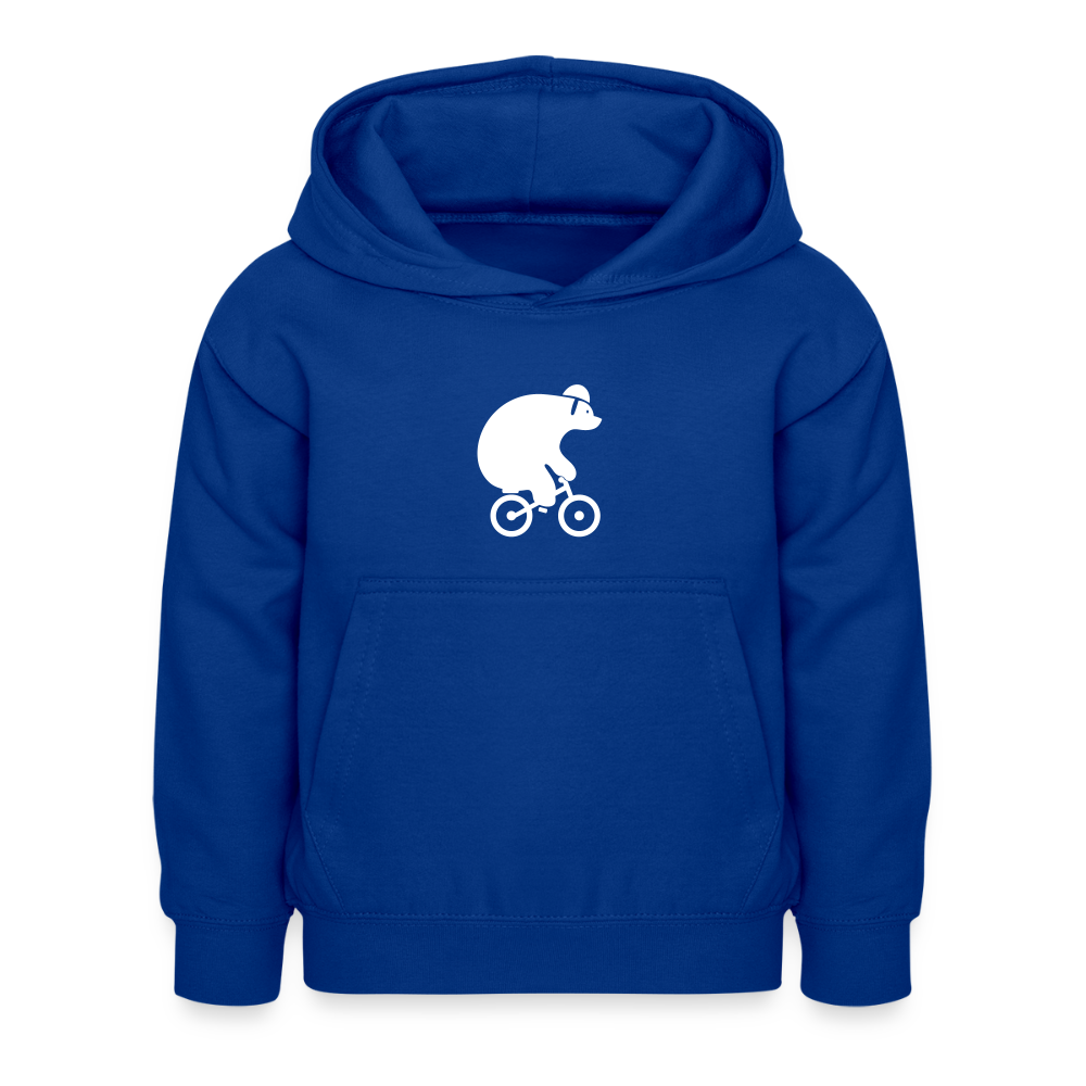 Fahrradbär - Kinder Hoodie - Royalblau