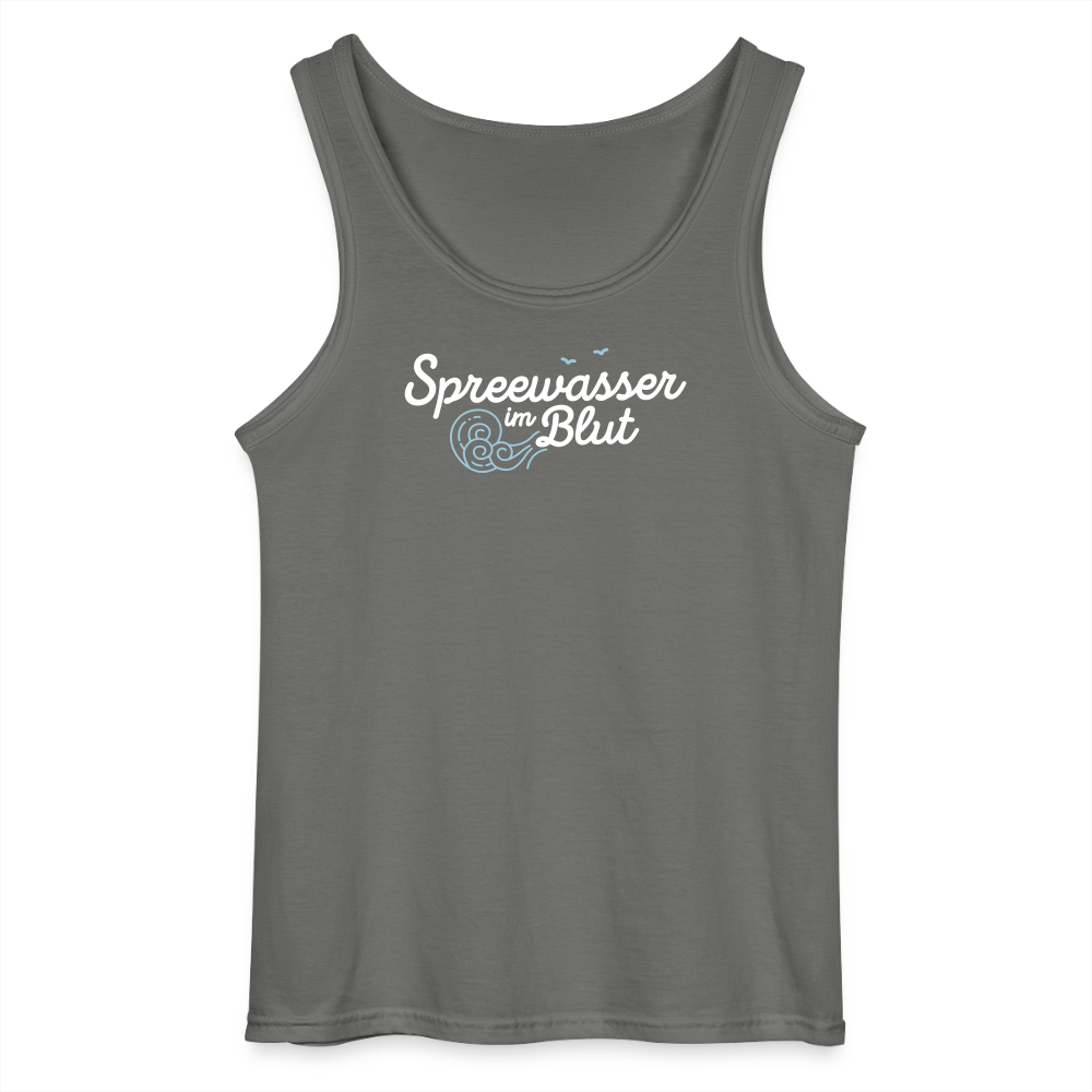 Spreewasser im Blut - Männer Tank Top - Anthrazit