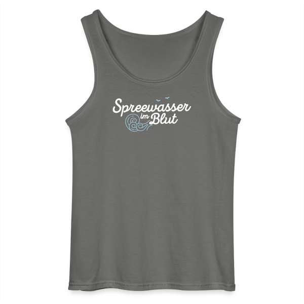 Spreewasser im Blut - Männer Tank Top - Anthrazit
