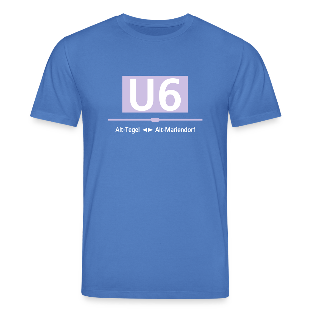 U6 - Unisex Bio T-Shirt - Achtsames Blau