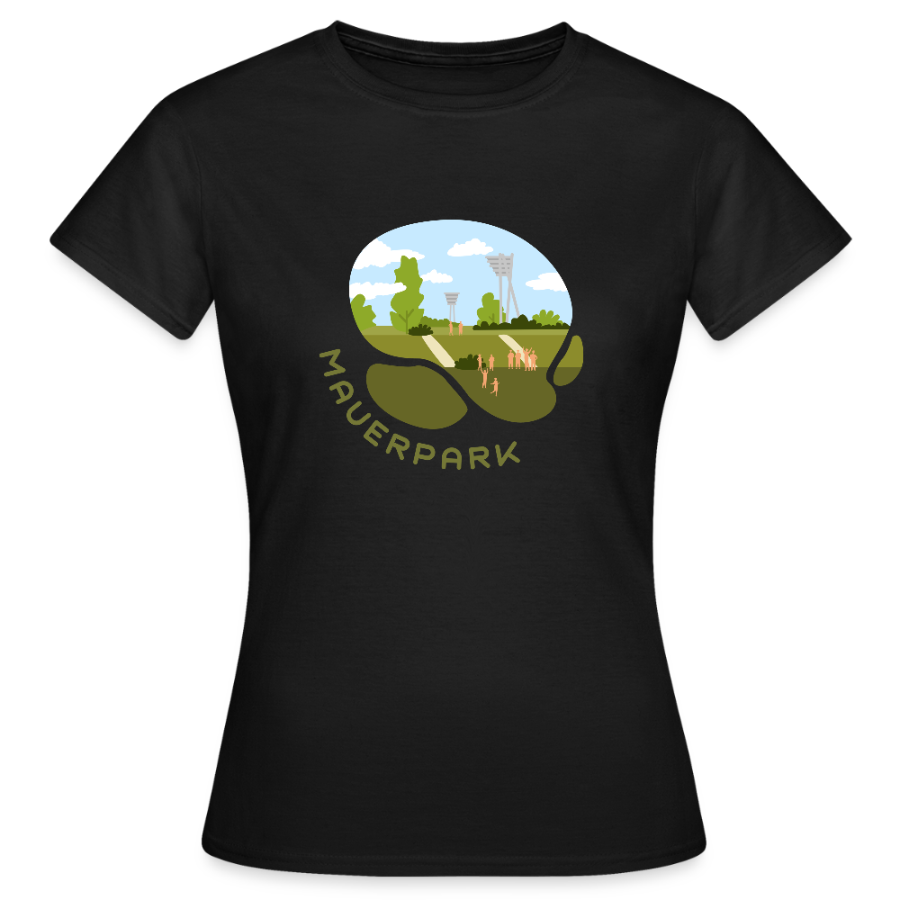 Mauerpark - Frauen Premium T-Shirt - Schwarz