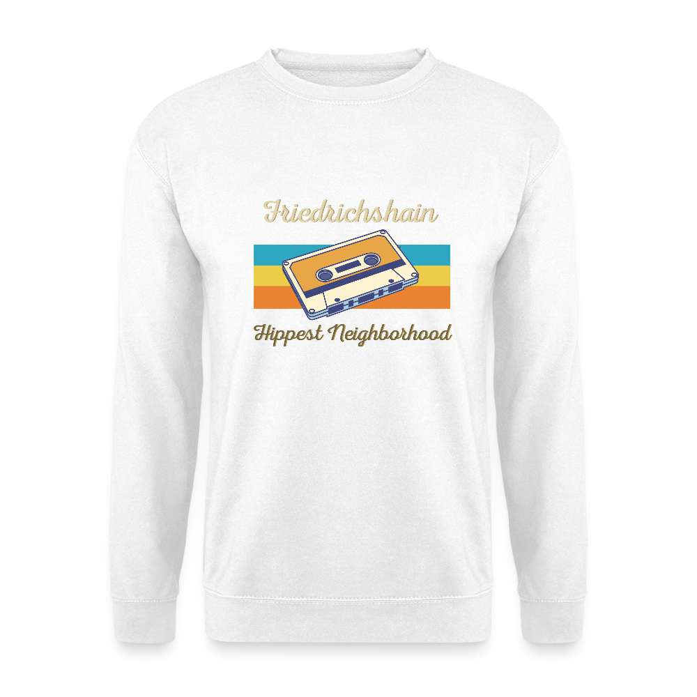Friedrichshain Hippest Neighborhood - Unisex Pullover - Weiß