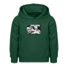 Friedrichshain Graffiti - Kinder Hoodie - Flaschengrün