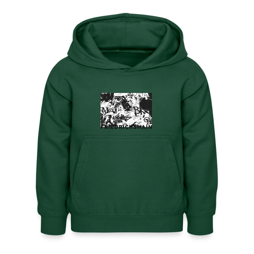 Friedrichshain Graffiti - Kinder Hoodie - Flaschengrün