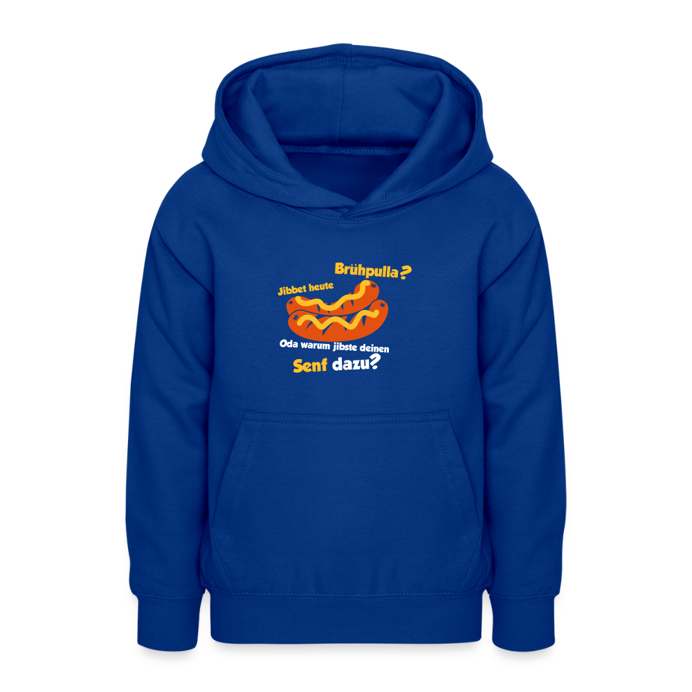 Jibbet Brühpulla - Teenager Hoodie - Royalblau