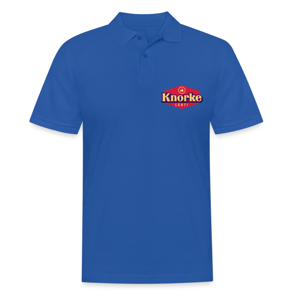 KNORKE lebt! - Männer Poloshirt - Royalblau