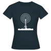 Funkturm im Fokus - Frauen Premium T-Shirt - Navy