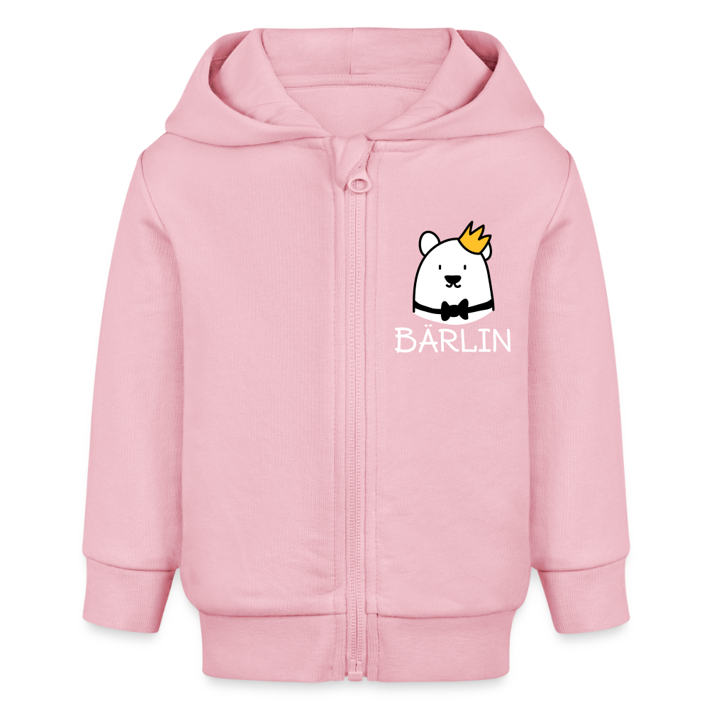 Bärlin - Baby Bio Zip Hoodie - Hellrosa