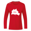 Heimat Berlin - Frauen Sport Langarmshirt - Rot