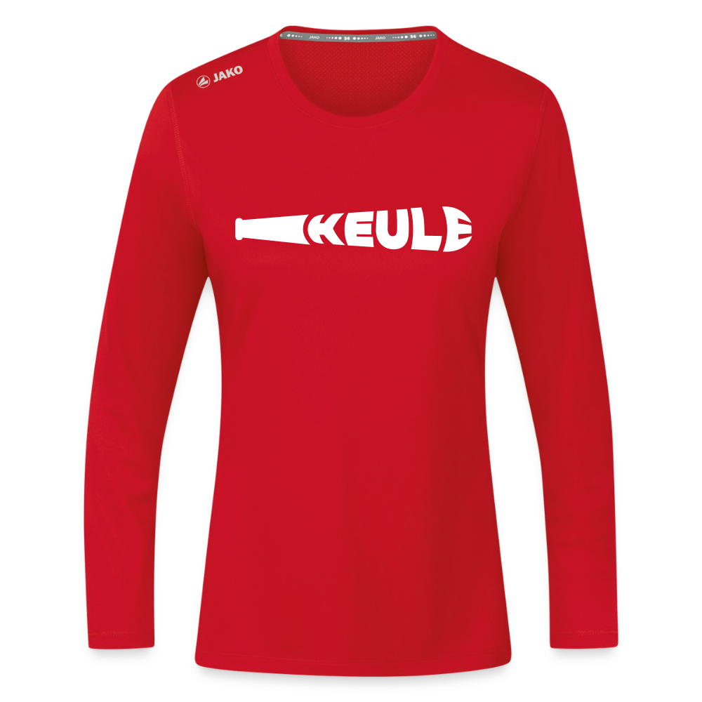 Keule - Frauen Sport Langarmshirt - Rot