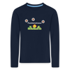 Paulsternstrasse - Kinder Langarmshirt - Navy