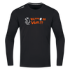Watt'n du Vojel - Männer Sport Langamshirt - Schwarz