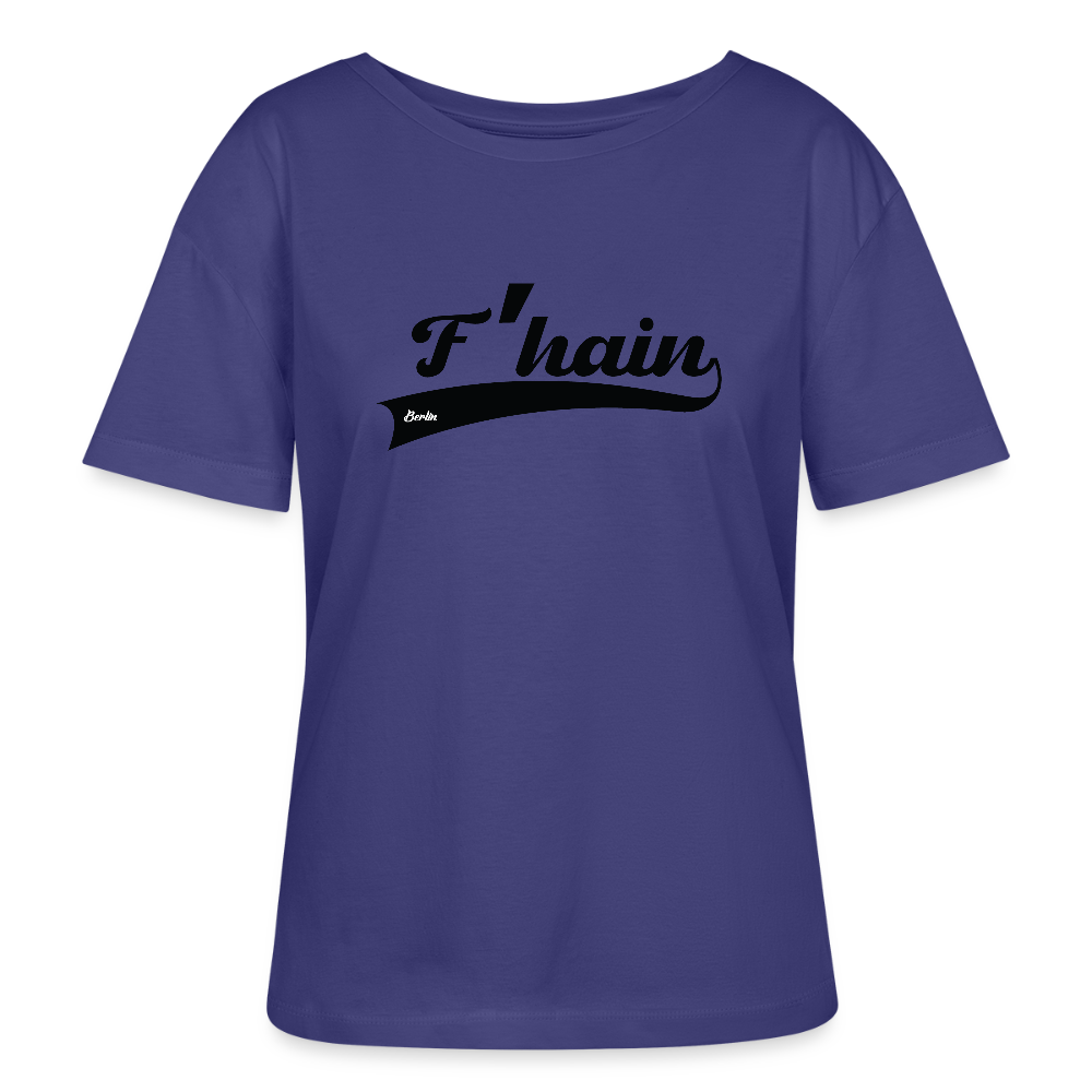F'hain - Relaxed Rundhals Frauen Bio-T-Shirt - Dämmerung