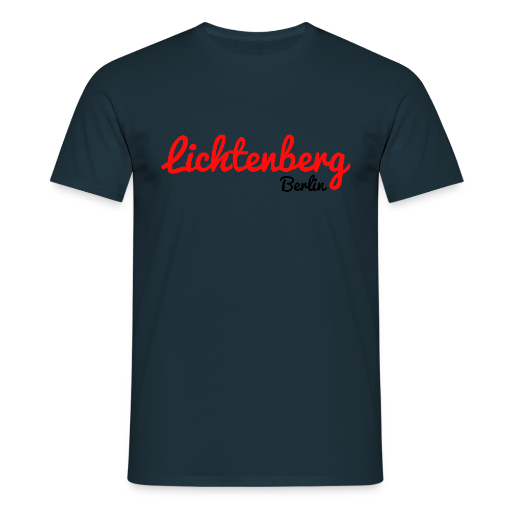 Lichtenberg Berlin - Männer Premium T-Shirt - Navy