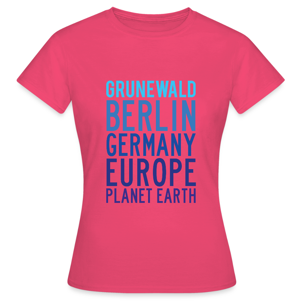 Grunewald Planet Earth - Frauen Premium T-Shirt - Azalea