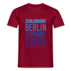 Zehlendorf Planet Earth - Männer Premium T-Shirt - Ziegelrot
