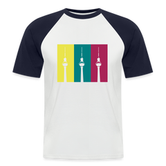 Berlin Retro - Männer Baseball T-Shirt