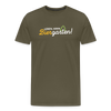Leben, keen Biergarten! - Männer Premium T-Shirt - Khaki