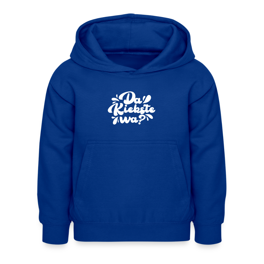Kiekste - Kinder Hoodie - Royalblau