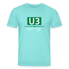U3 - Unisex Bio T-Shirt - Poolblau