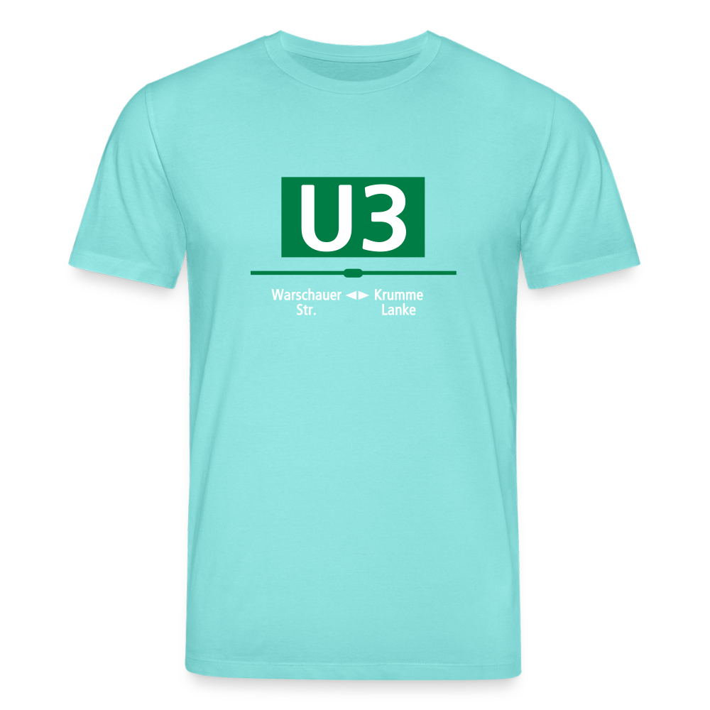 U3 - Unisex Bio T-Shirt - Poolblau