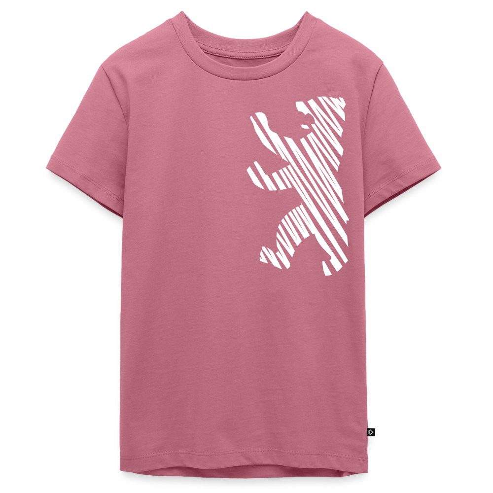 Berliner Bär im Netz - weiß - Teenager Premium T-Shirt - Mauve