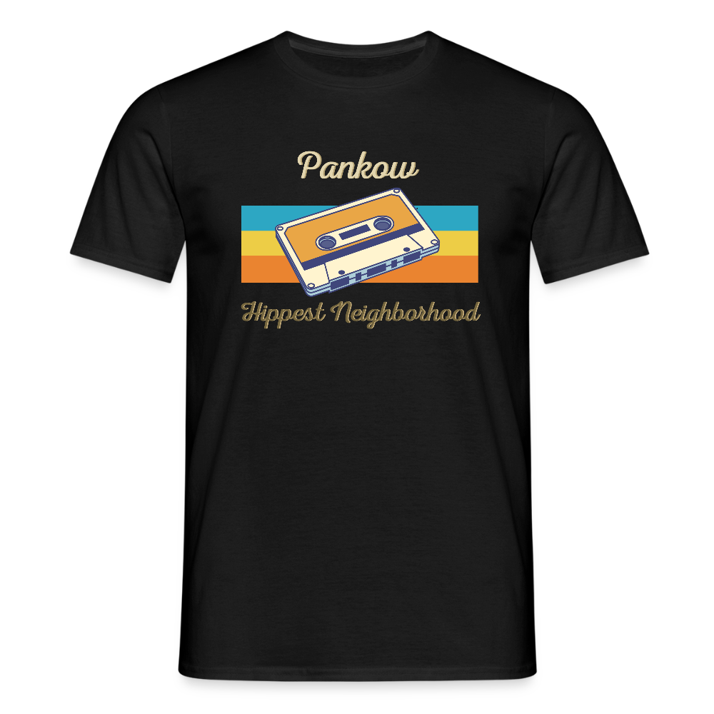 Pankow Hippest Neighborhood - Männer Premium T-Shirt - Schwarz
