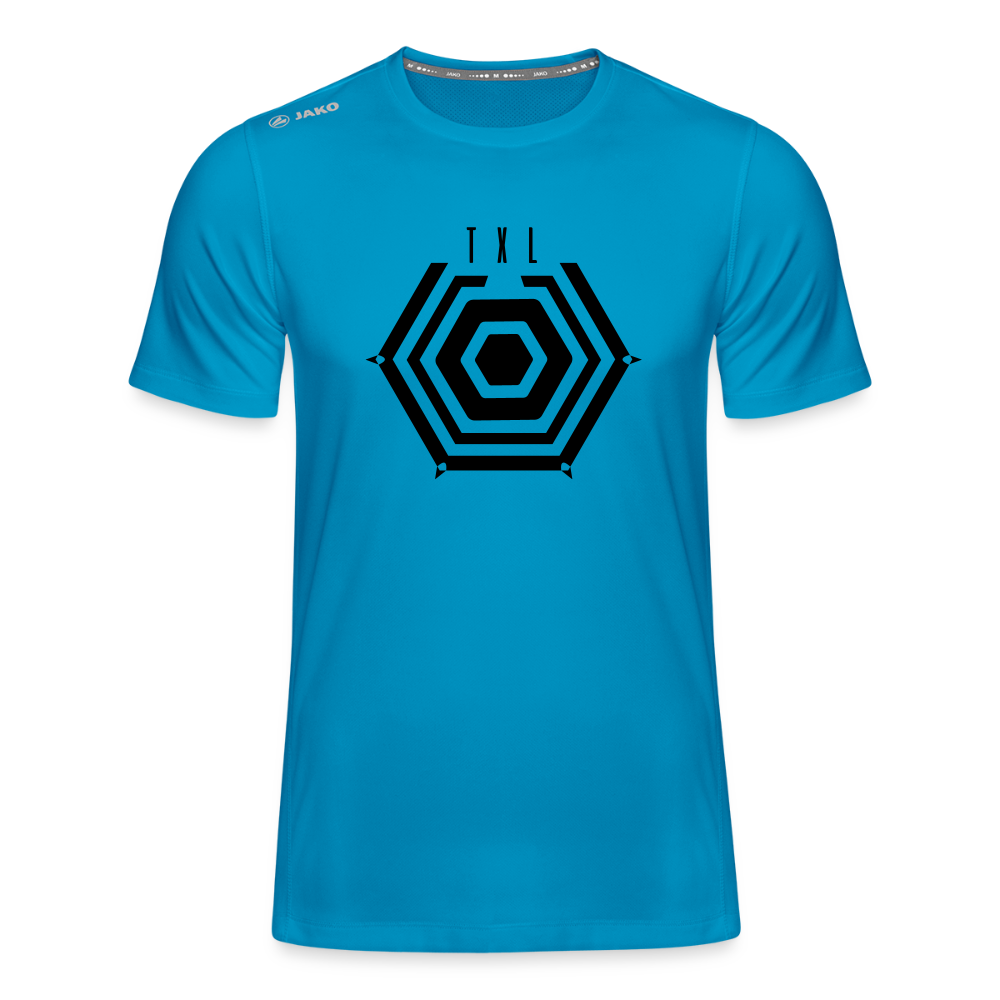 Tegel TXL Umrisse - Männer Sport-Shirt - Saphirblau