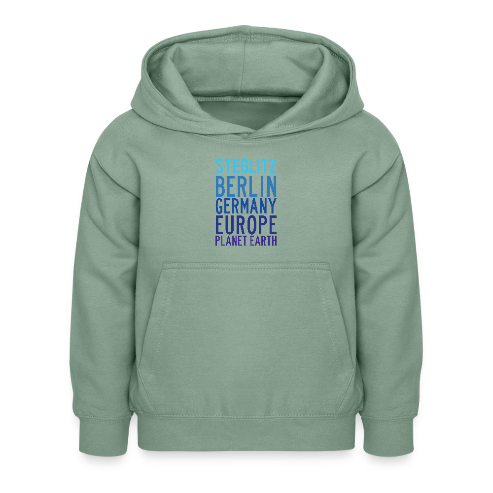 Steglitz Planet Earth - Kinder Hoodie - Graugrün