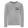Östliches kreuzberg - Kinder Langarmshirt - Grau meliert