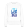 Steglitz Planet Earth - Frauen Premium Pullover - Weiß