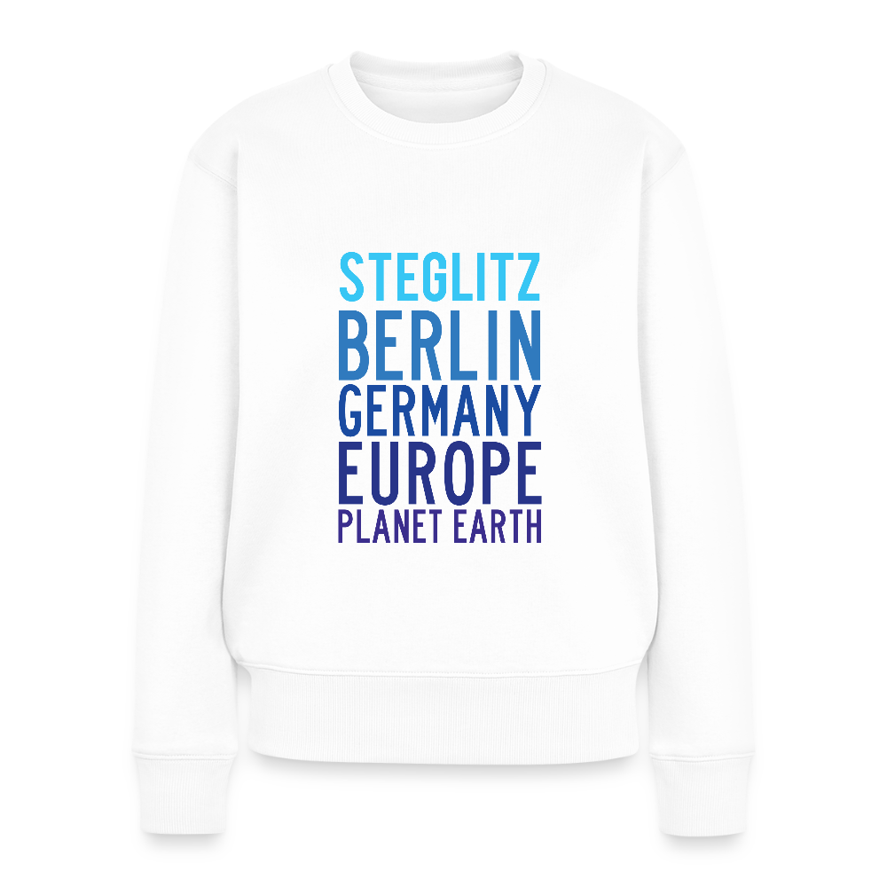 Steglitz Planet Earth - Frauen Premium Pullover - Weiß