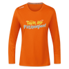 Tach, ihr Flitzpiepen! - Frauen Sport Langarmshirt - Neonorange
